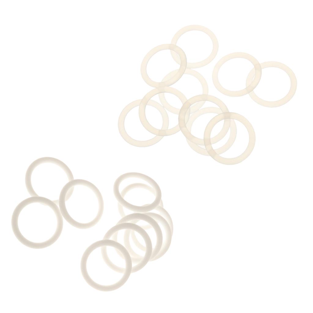 20Pcs Silicone Baby Pacifier Holder Adapter O Ring Dummy Ring