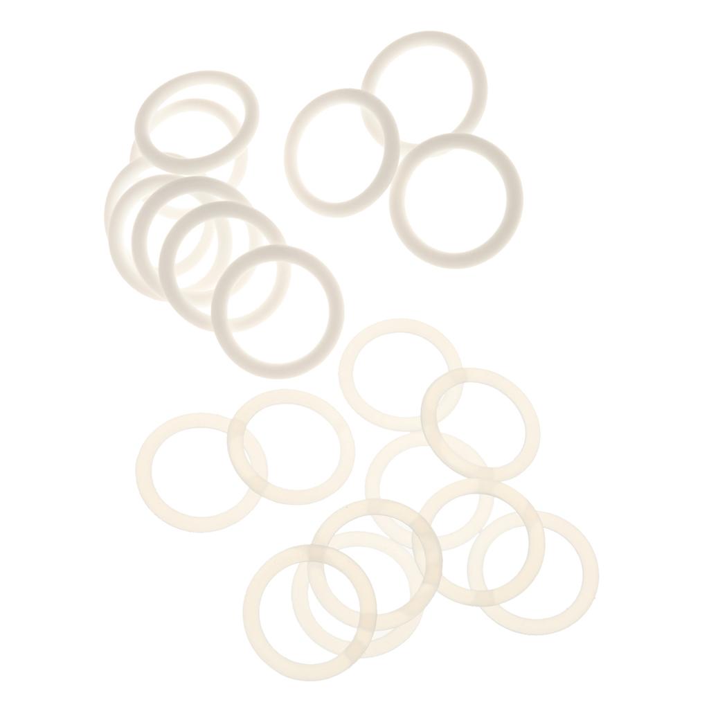 20Pcs Silicone Baby Pacifier Holder Adapter O Ring Dummy Ring