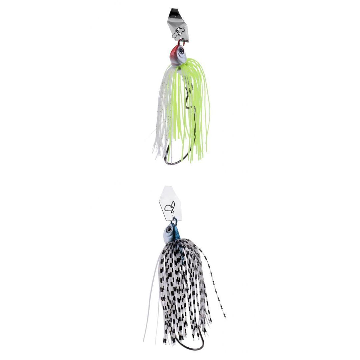 2Pcs Skirt Lures Cheater Swimbaits Spinner Fishing Lures Finesse Chatter