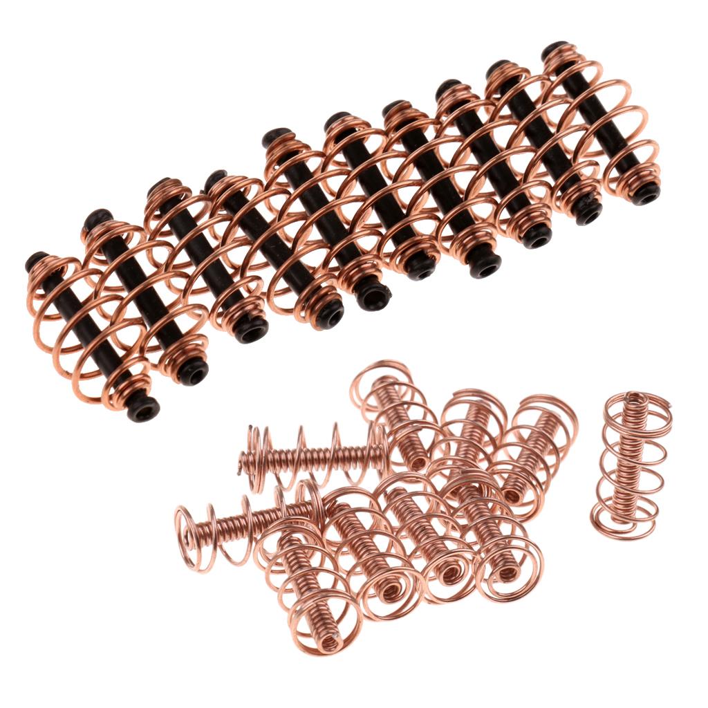 20pcs Carp Spring Inline Fishing Feeder Coarse Bait Fishing Tackle Cage S M