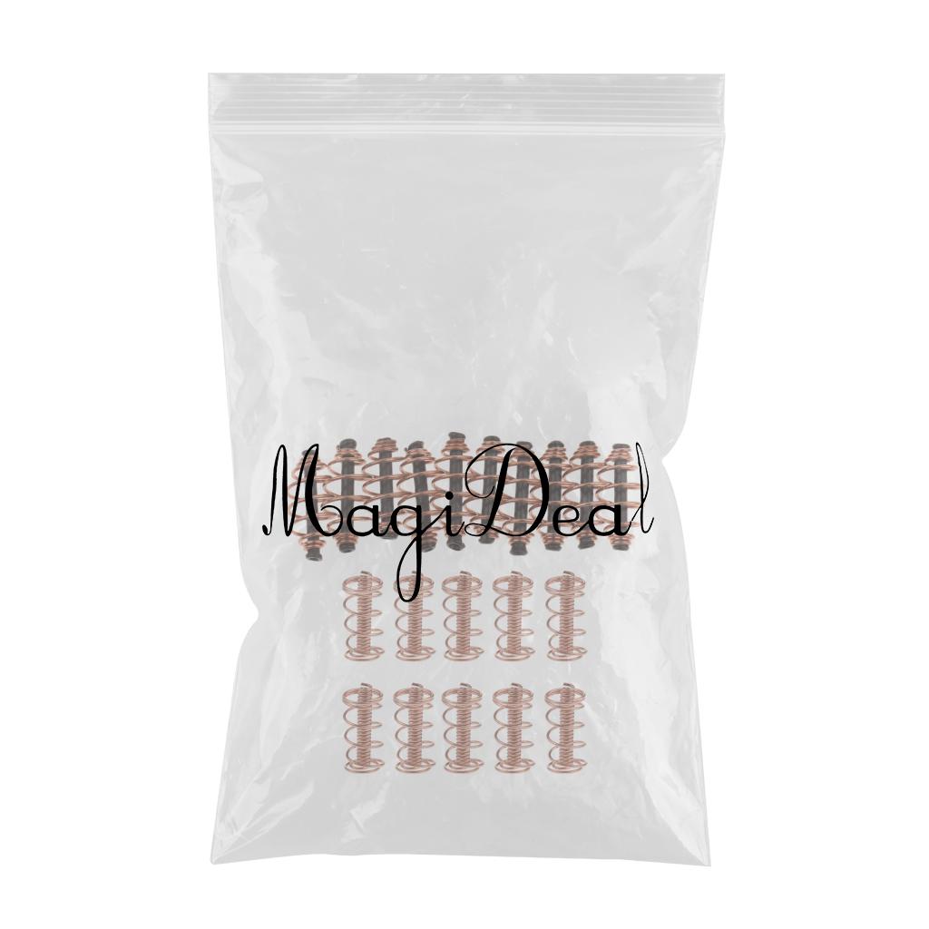 20pcs Carp Spring Inline Fishing Feeder Coarse Bait Fishing Tackle Cage S M