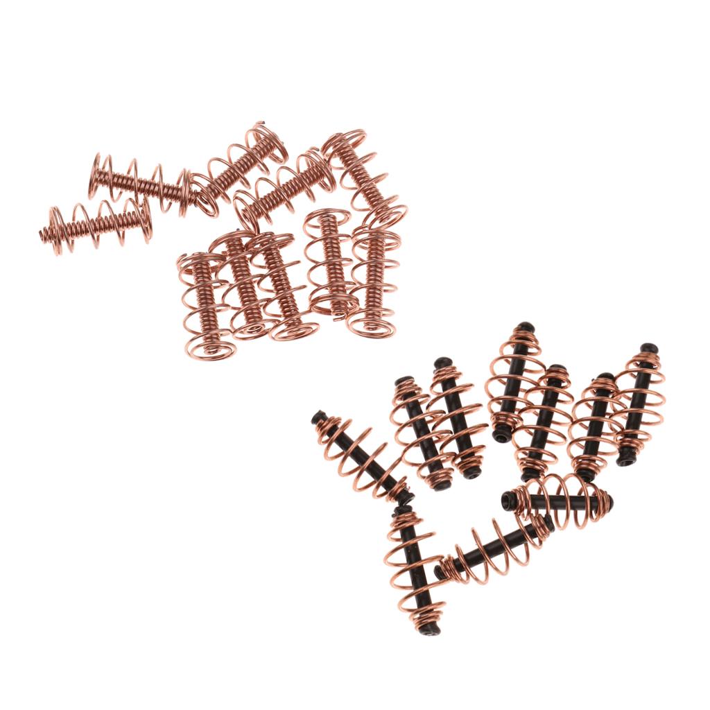 20pcs Carp Spring Inline Fishing Feeder Coarse Bait Fishing Tackle Cage S M