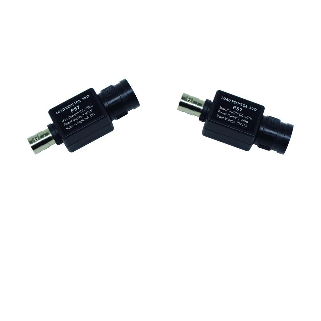 2Pc P57 50Ohm Feed Through Terminator BNC Female Seat 50KY Device Q9 Adapter