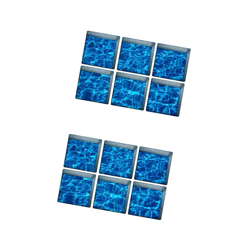 3D Self-adhesive Bathtub Non Slip Appliques Stickers Decals Tub Tattoos Set