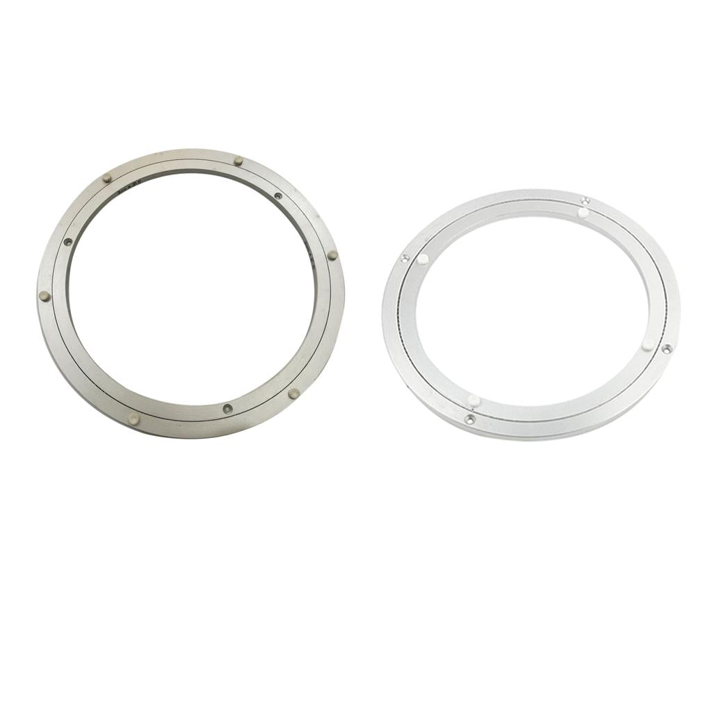 2pcs Aluminum Alloy Round Rotating Turntable Bearing Table 8 inch 10 inch