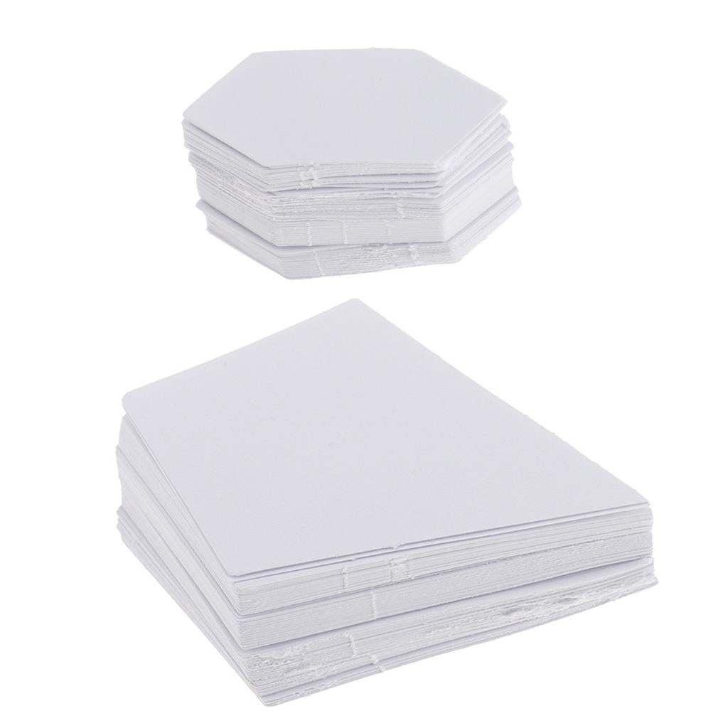 200 Pieces Diamond Shape Paper Quilting Templates for Sewing Craft Patchwork