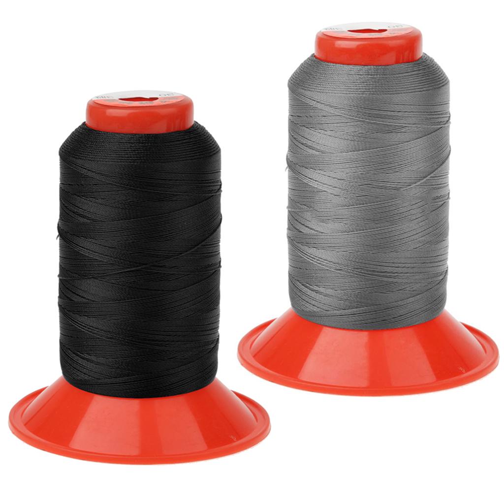 2Pcs 500 Meters Strong Bonded Nylon Tent Backpack Sewing Thread Spools Cord