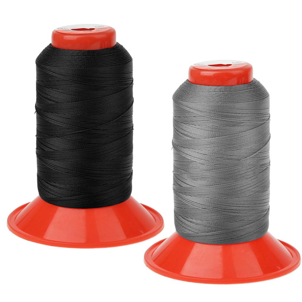 2Pcs 500 Meters Strong Bonded Nylon Tent Backpack Sewing Thread Spools Cord