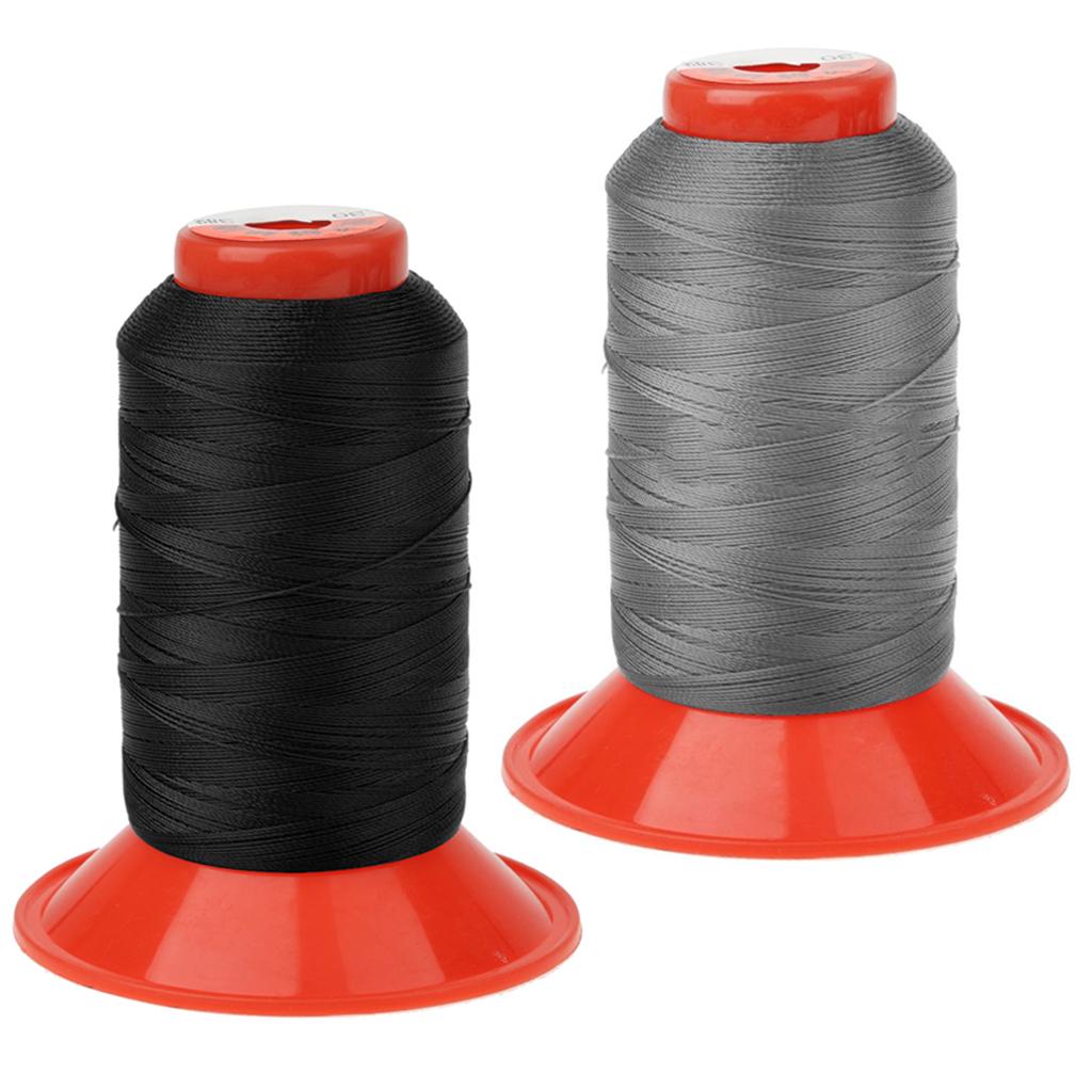 2Pcs 500 Meters Strong Bonded Nylon Tent Backpack Sewing Thread Spools Cord