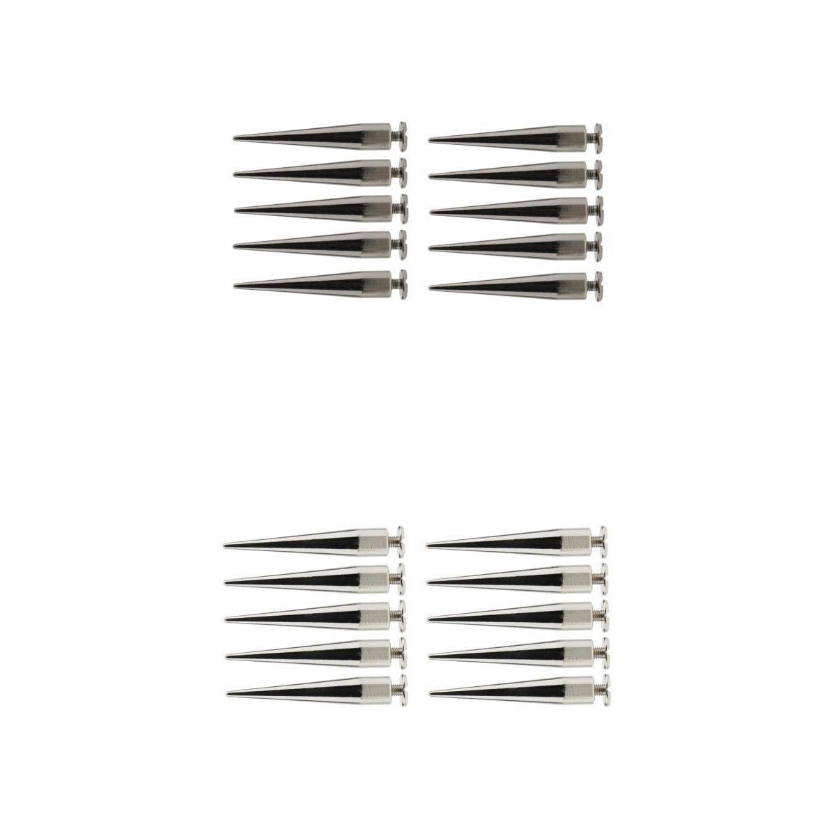 20pcs DIY Metal Rivet Cone Studs Rock Spots For Leather Crafts 7 x 40mm