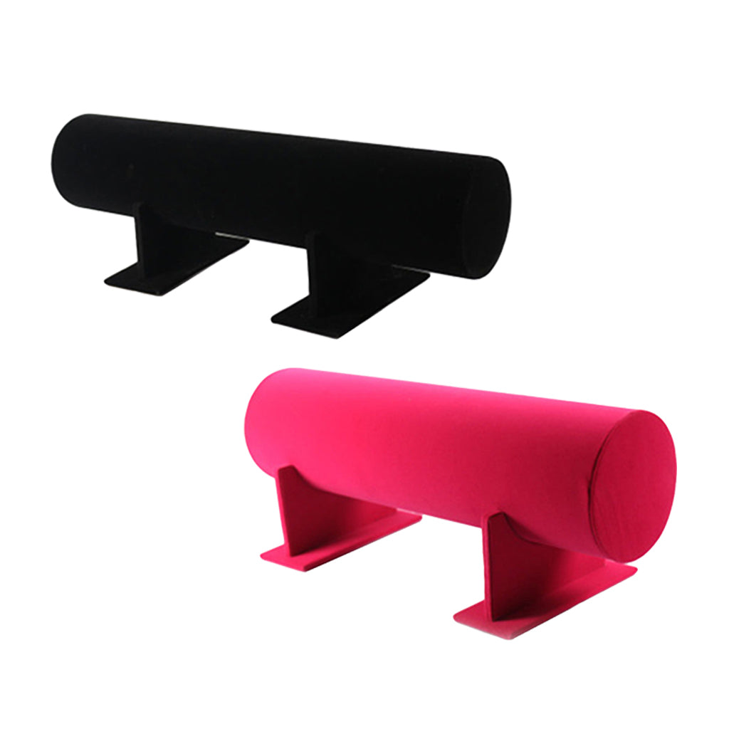 2 Pieces Detachable Headband Hair Clasp Holder Display Stand Rack T-bar