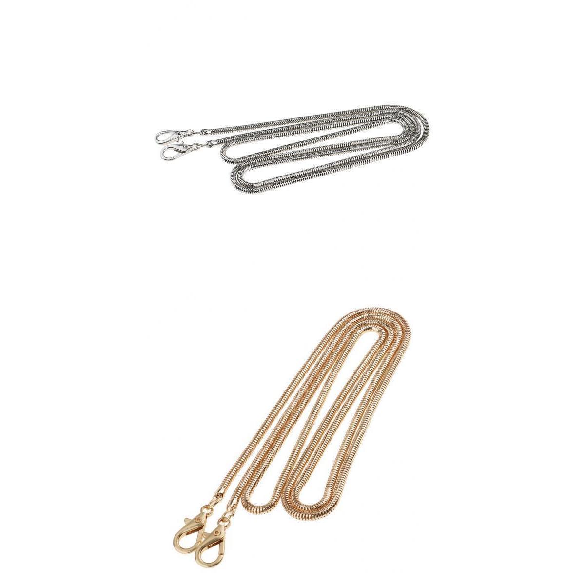 2Pieces Purse Chain Straps Handle Shoulder Bag Cross Body Bag Replacement