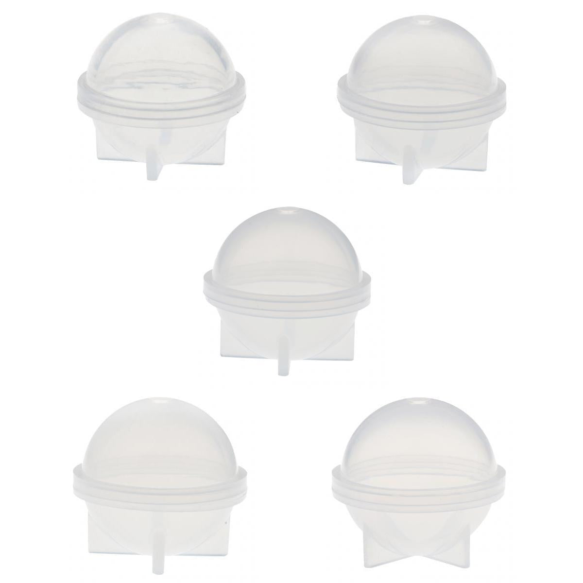 5 Sizes Sphere Ball Shape Silicone Mould for Resin Casting Jewelry Making