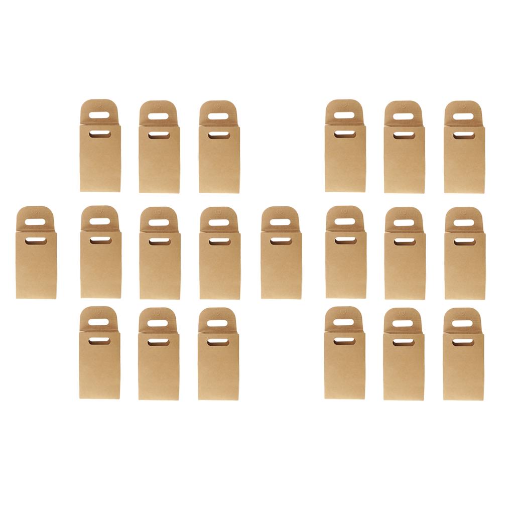 20 Pieces Kraft Paper Cookies Biscuit Candy Present Bags Gift Packaging Bag