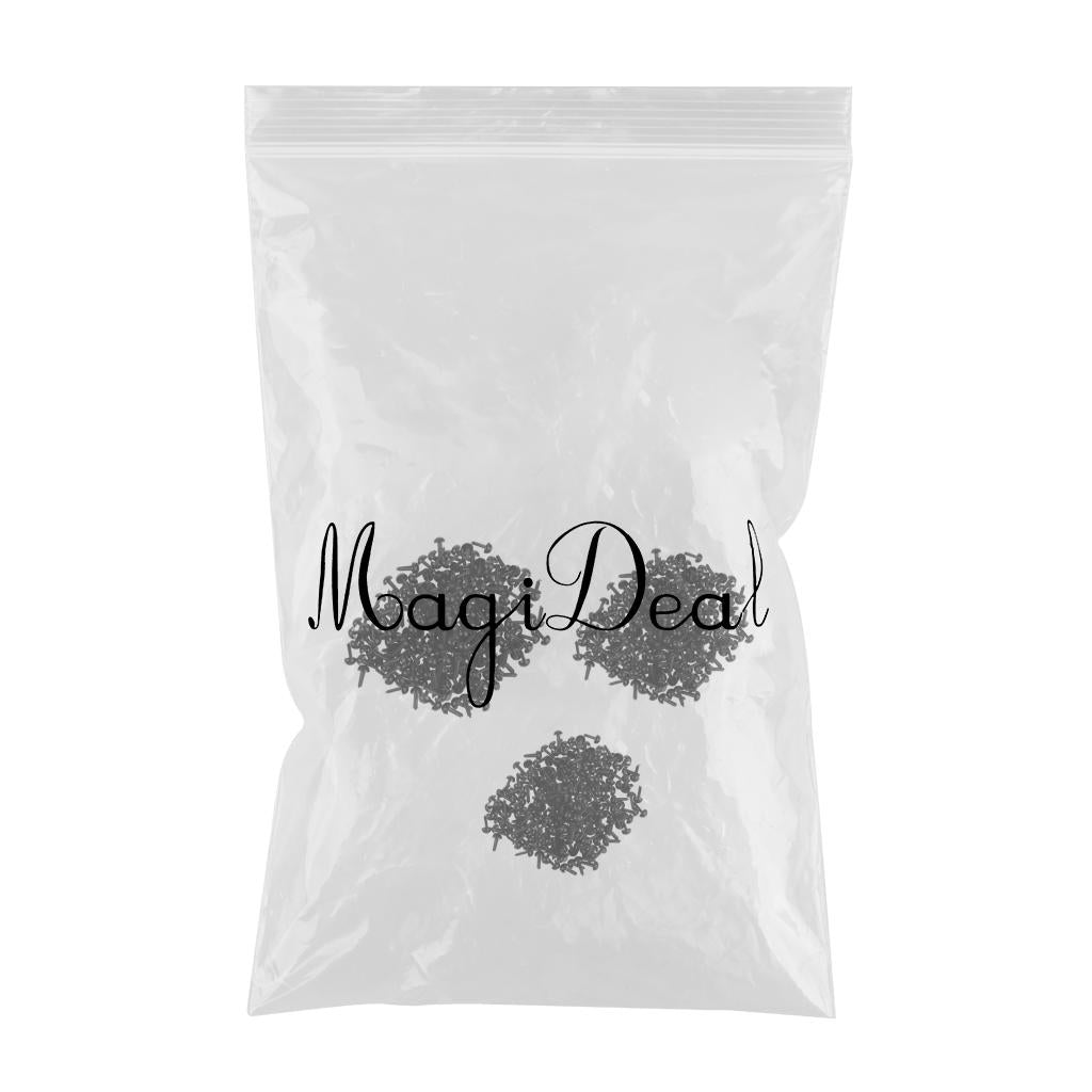 600 Pieces Black Plastic Safety Eyes for Teddy Bear Doll Animal Toys 3 4 5MM