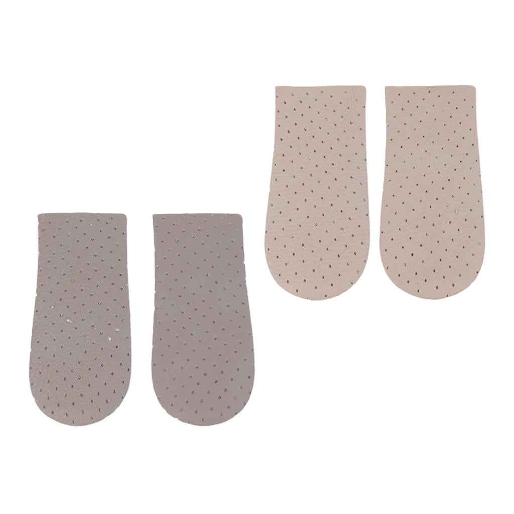 2pairs Invisible Shoes Insole Insert Increased Height Taller Lift Half Pads