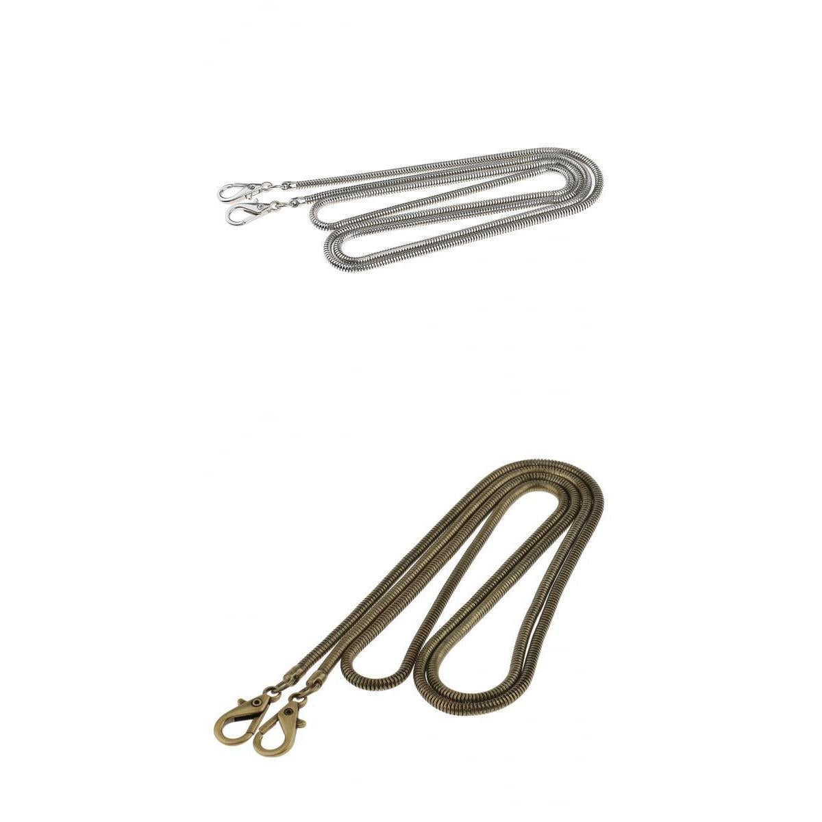 2pcs Fashion Shoulder Bag Handbag Handle Snake Chain Bag Chain Replacement