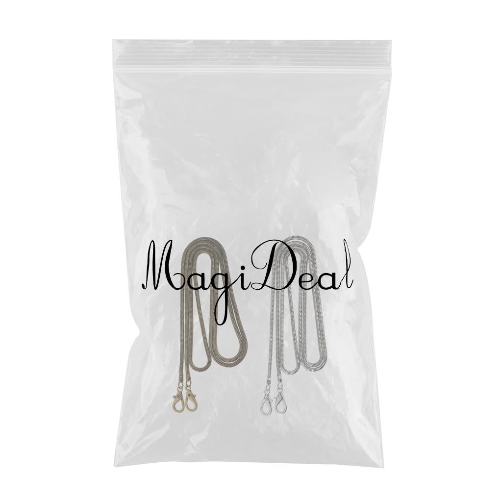 2pcs Fashion Shoulder Bag Handbag Handle Snake Chain Bag Chain Replacement