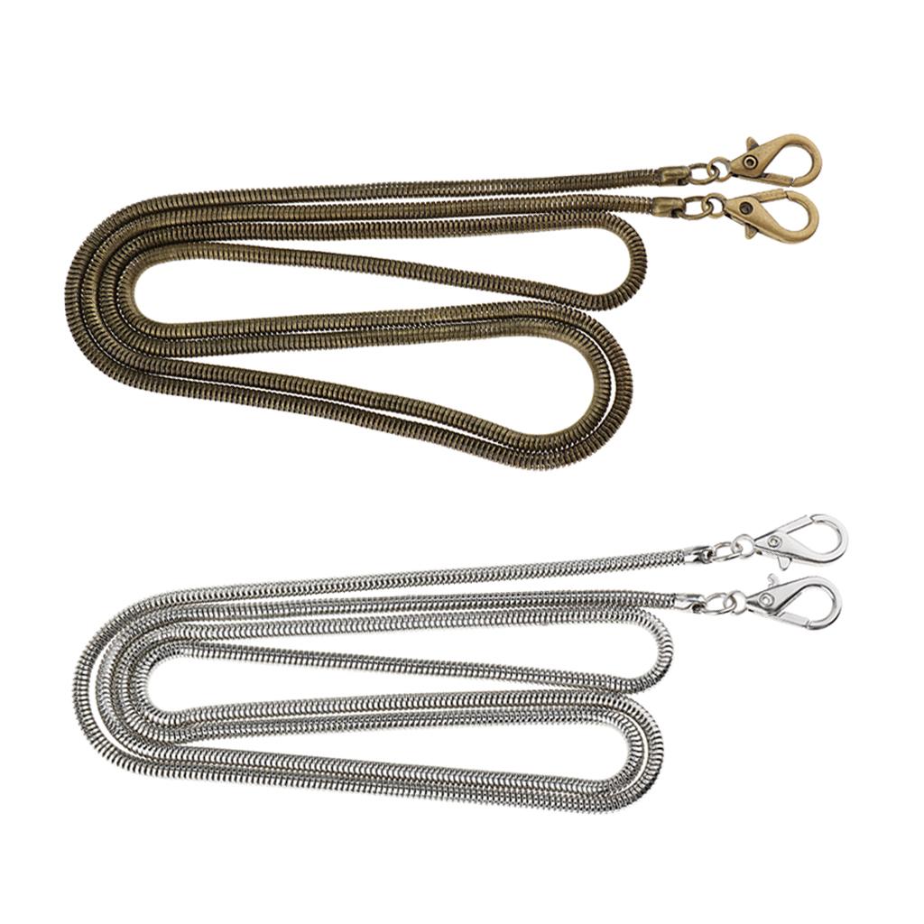 2pcs Fashion Shoulder Bag Handbag Handle Snake Chain Bag Chain Replacement