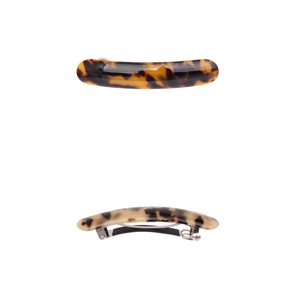 2pcs Acrylic Leopard Spring Large Hair Clip Barrette Hairpin Accessories