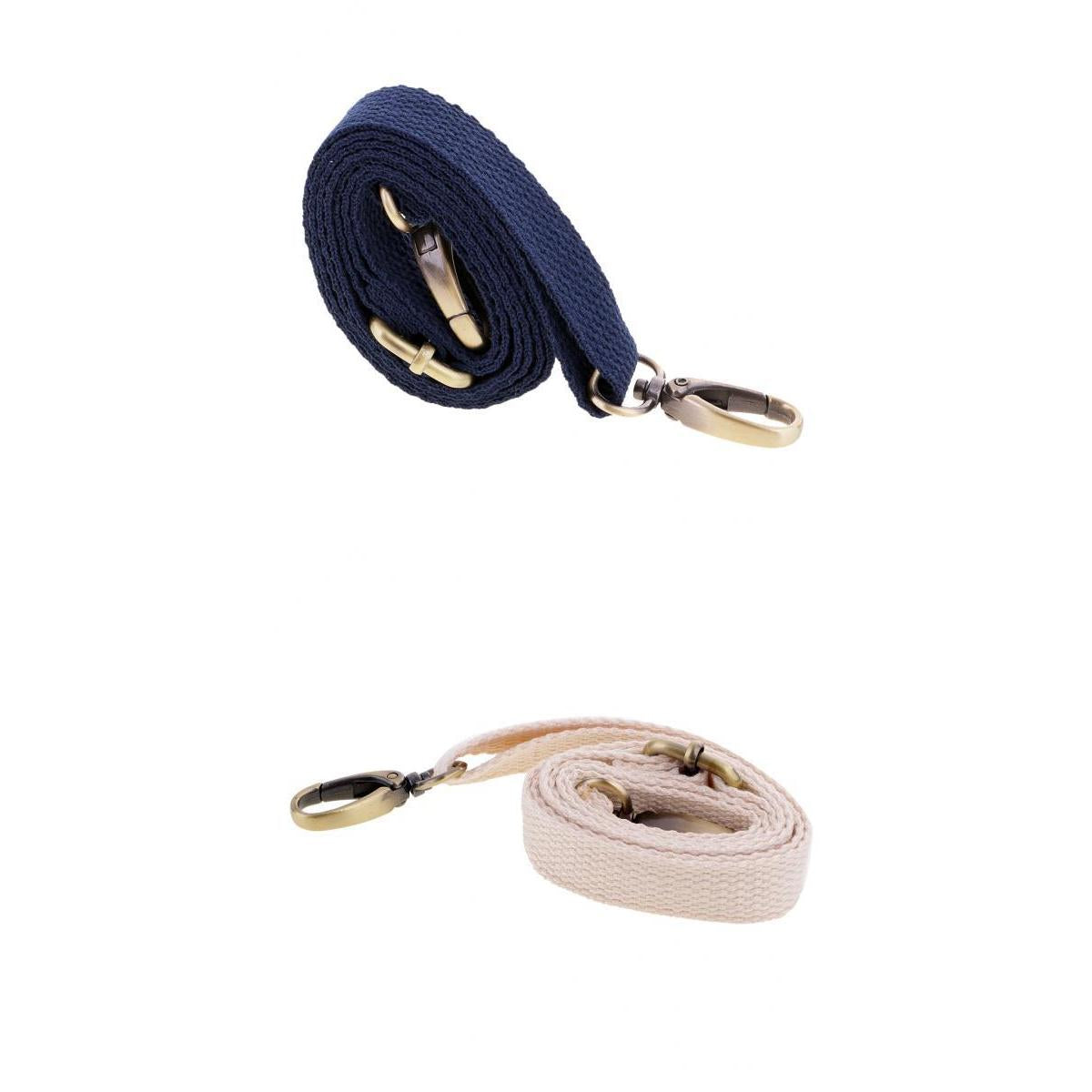 2pcs Canvas Bag Handle Shoulder Bag Strap Replacement Bag Accessories