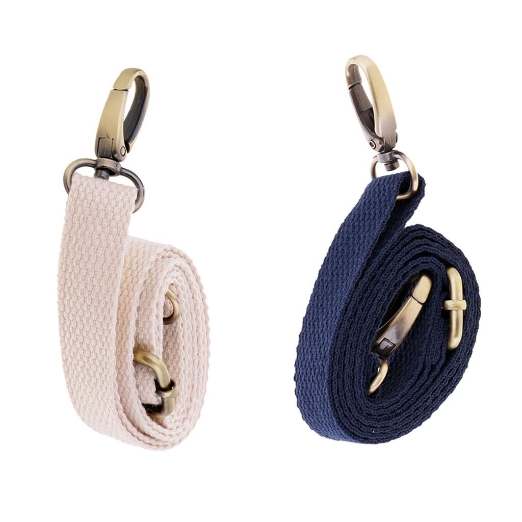 2pcs Canvas Bag Handle Shoulder Bag Strap Replacement Bag Accessories
