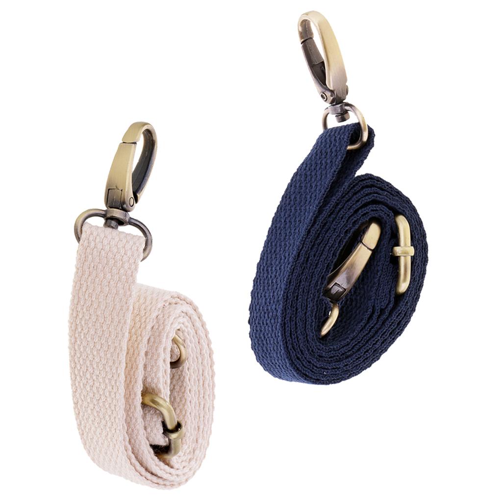 2pcs Canvas Bag Handle Shoulder Bag Strap Replacement Bag Accessories
