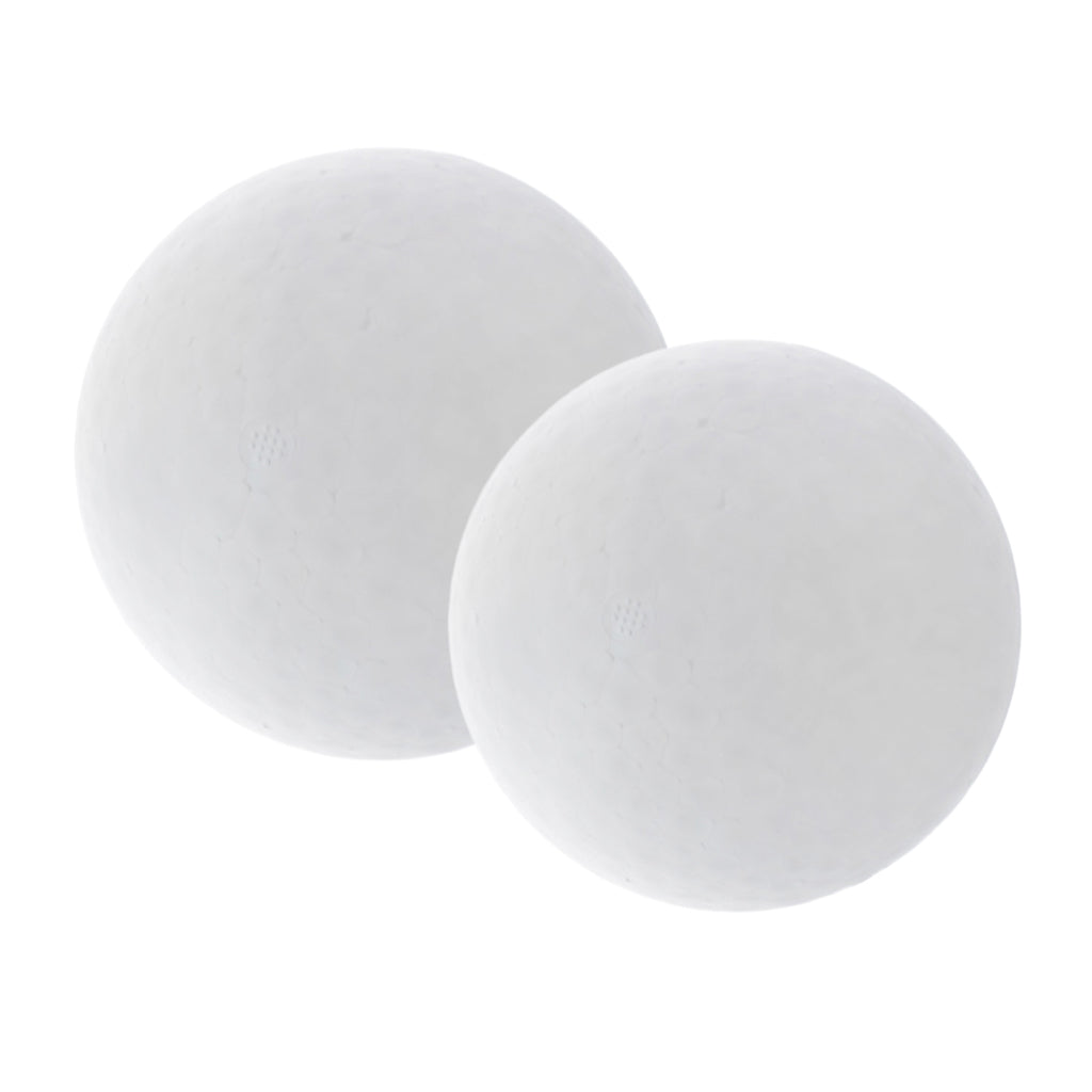 2 Piece Round Solid Polystyrene Styrofoam Foam Ball for Wedding 200 & 250 mm