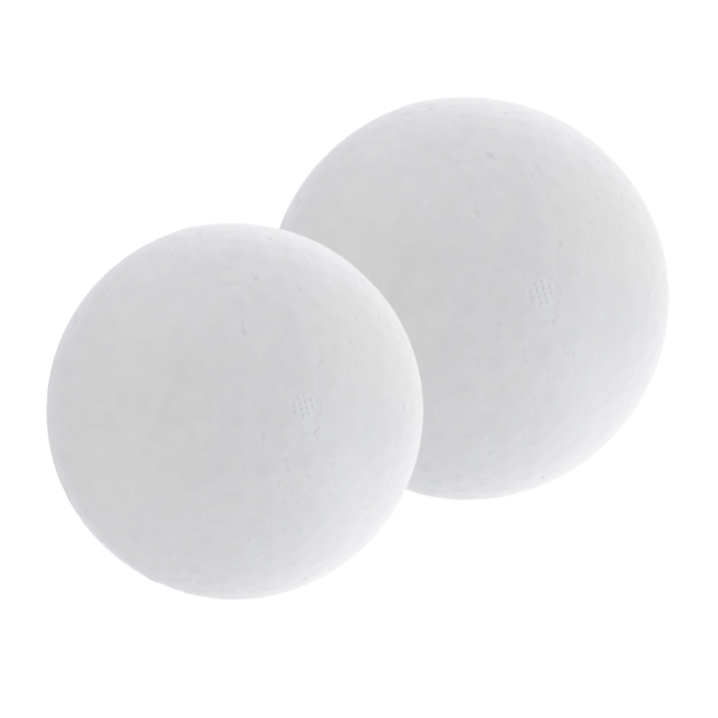 2 Piece Round Solid Polystyrene Styrofoam Foam Ball for Wedding 200 & 250 mm