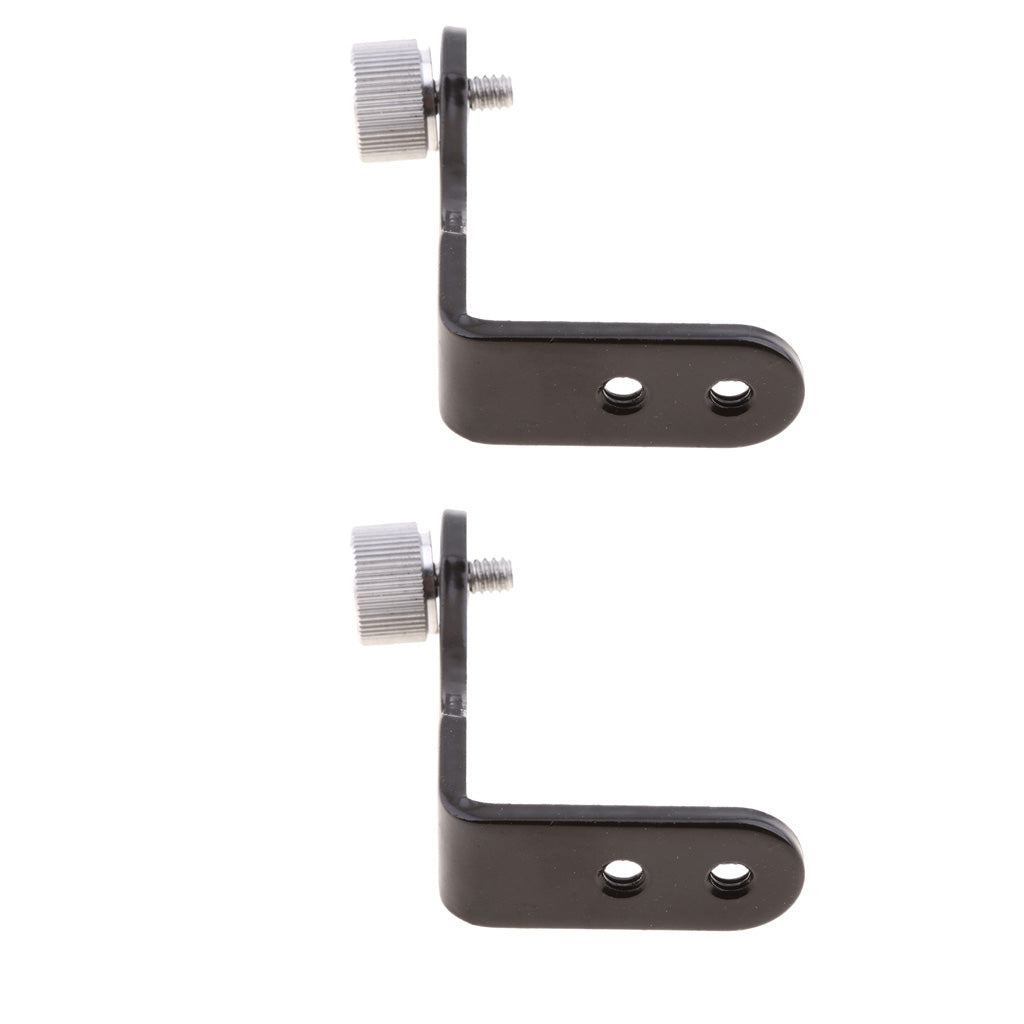2x Camera Holder Telescope Tripod Adapter Mount Holder L-shape Fixed Bracket