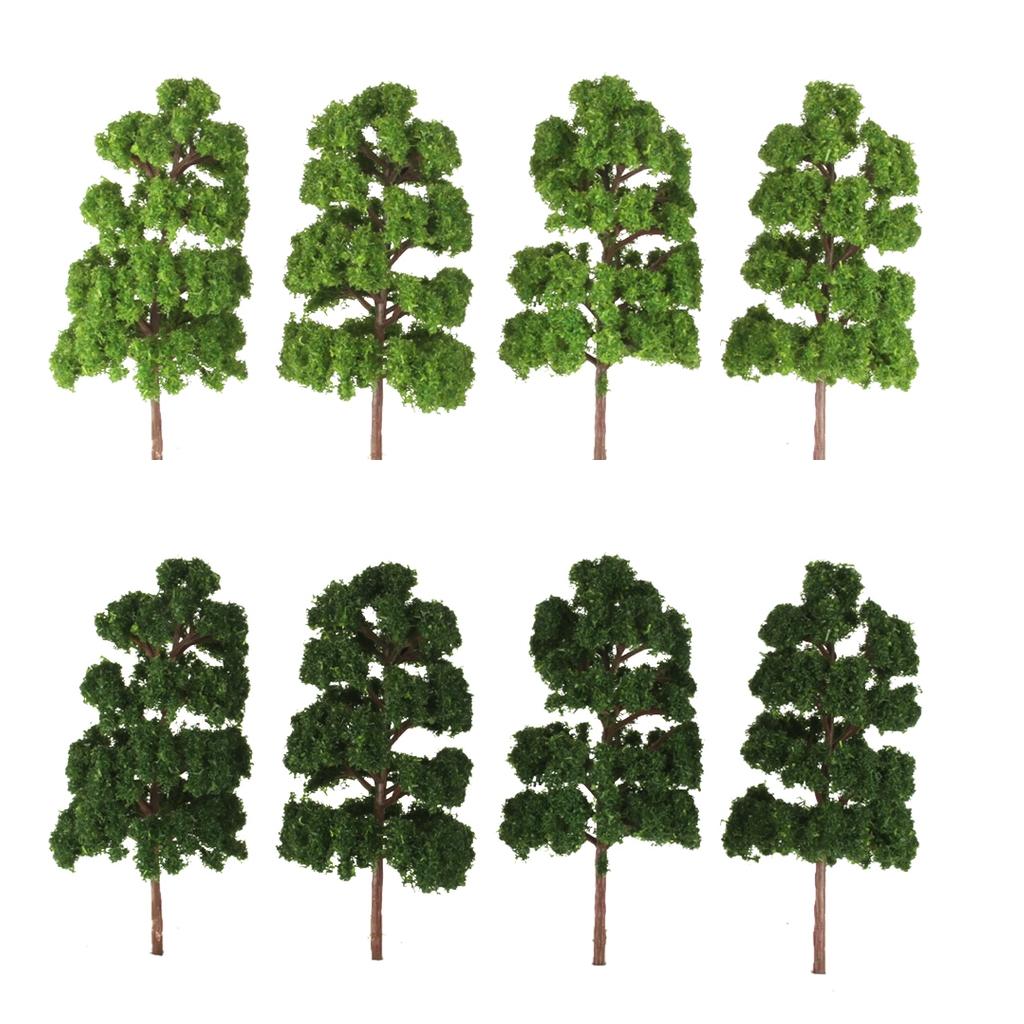 20pcs Architecture Scenery Model Trees Train Railroad Landscape HO N Scale