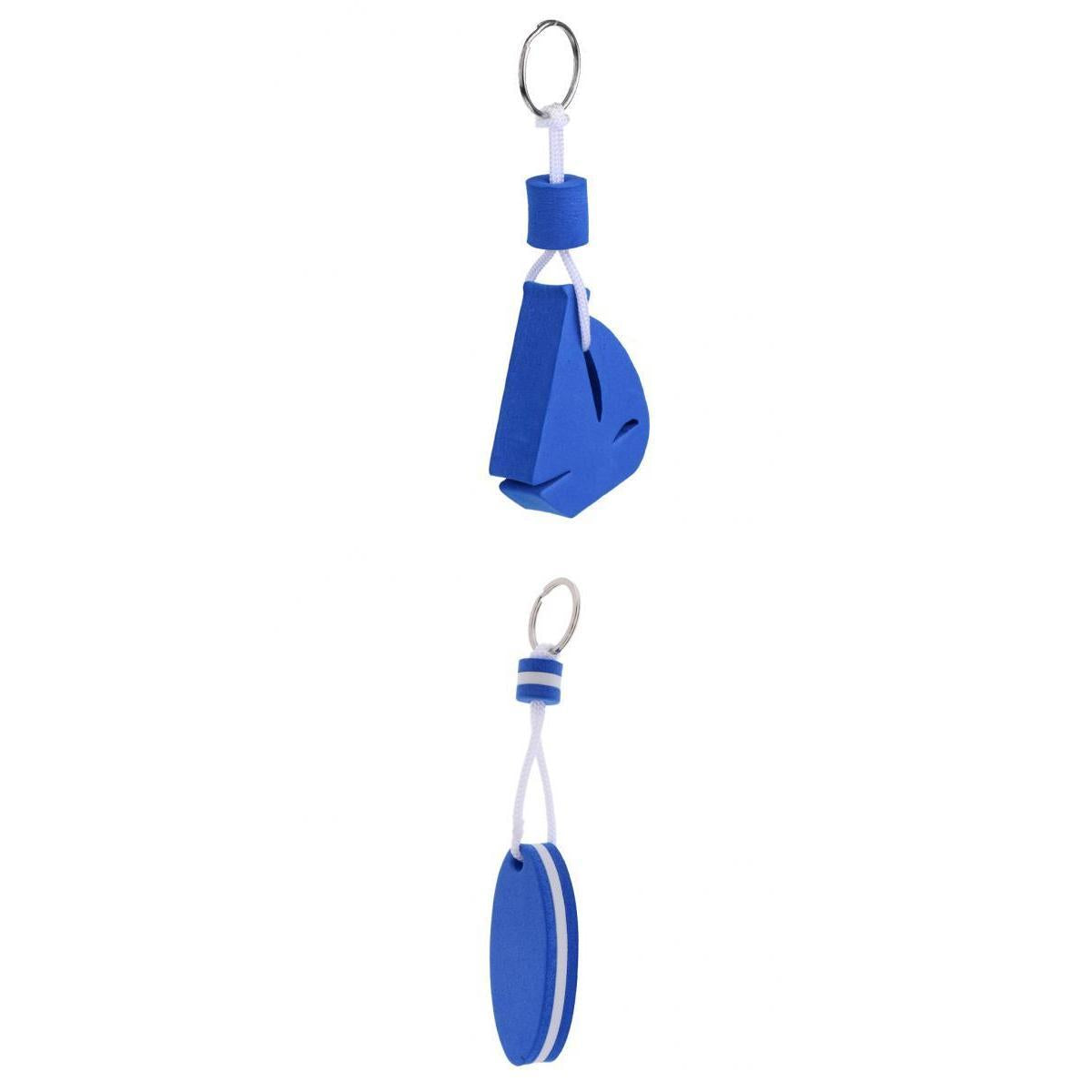Blue Floating Sailing Boat Shape Key Ring Clip & Surfboard Shape Key Chain