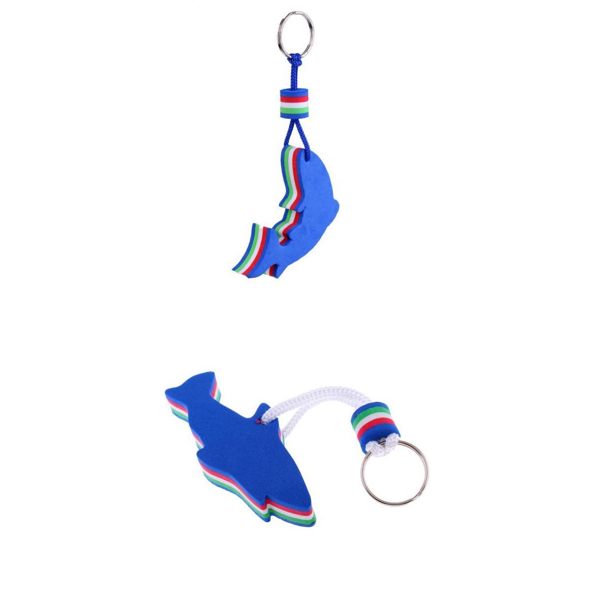 1 Pair Boating Floating Key Chain Key Ring Keyring in Two Dolphin Shape Cute