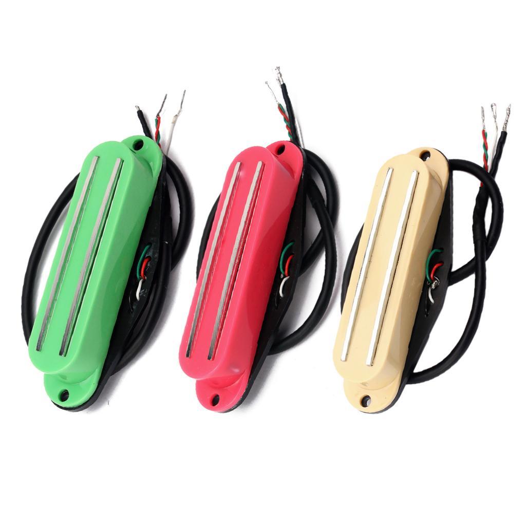 3pcs Dual Rail Humbucker Humbucking Pickups for Fender ST LP Guitar