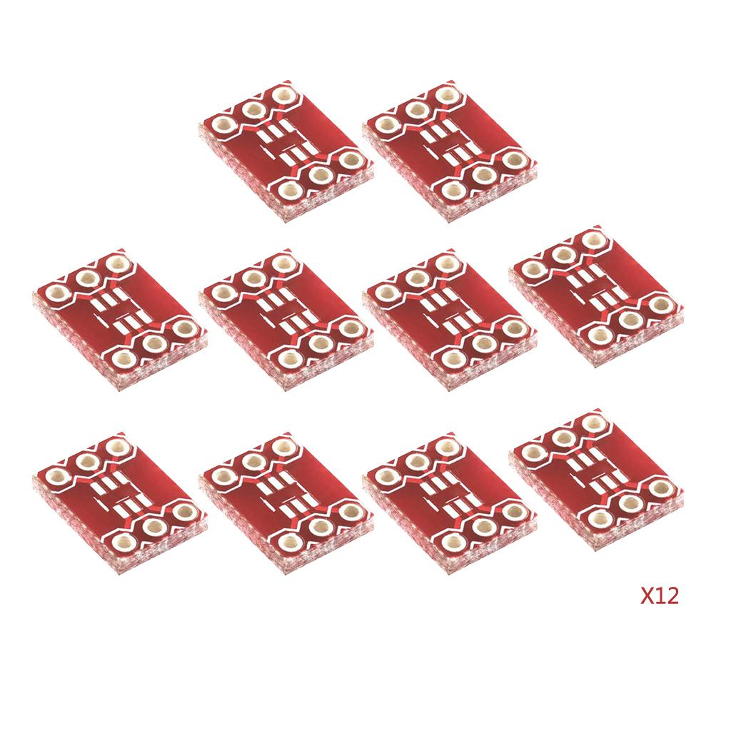 120 Pieces 6 pin SOT23 TO DIP Adapter PCB Socket Experiment Convertor Board