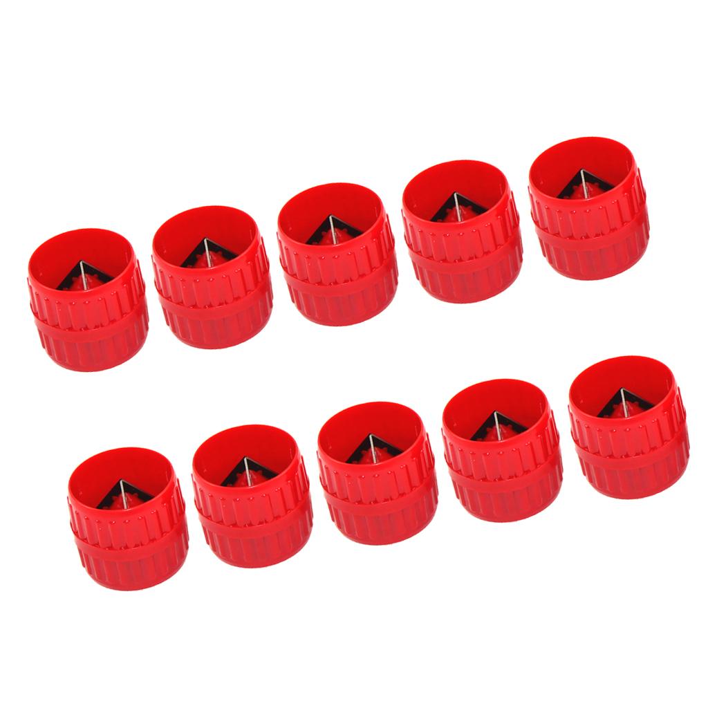 10Pcs Internal External Tube 3mm-38mm Metal Tubes Heavy Duty Deburring Tool