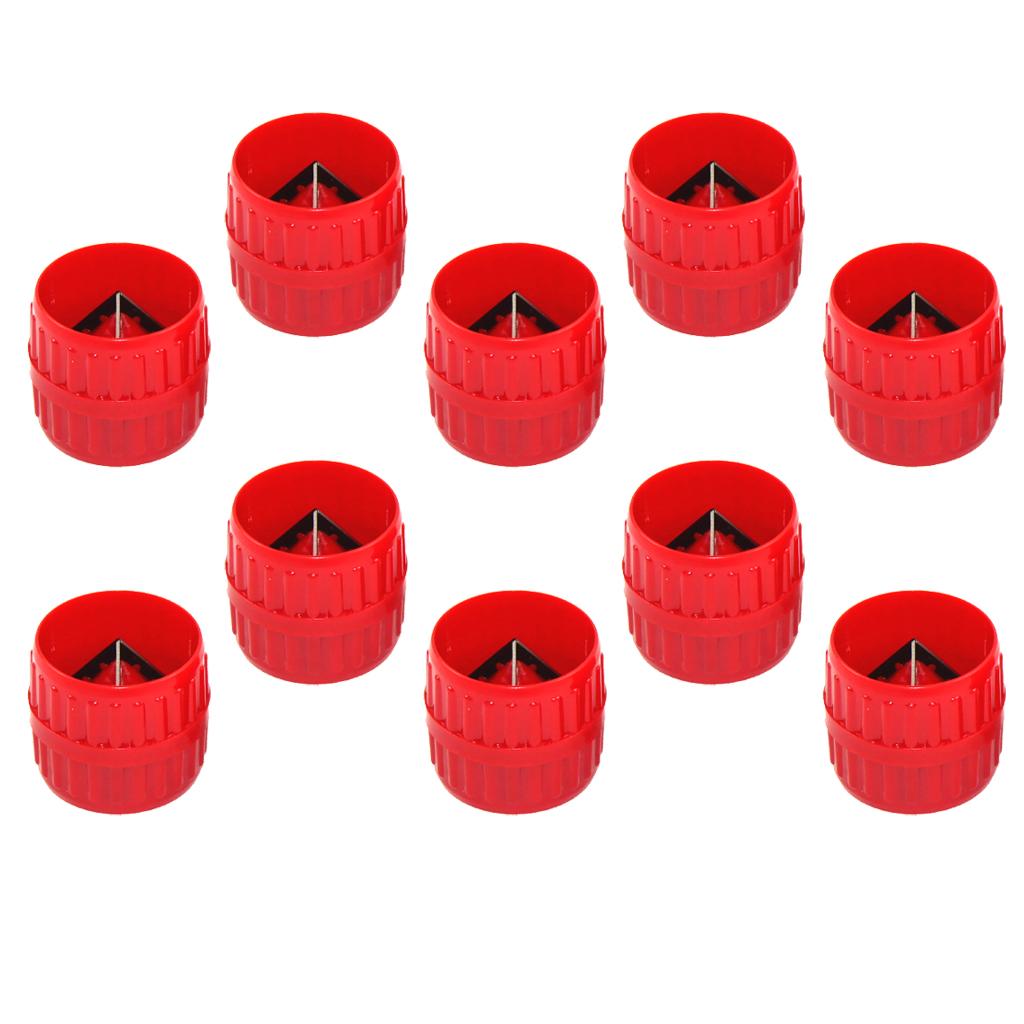 10Pcs Internal External Tube 3mm-38mm Metal Tubes Heavy Duty Deburring Tool