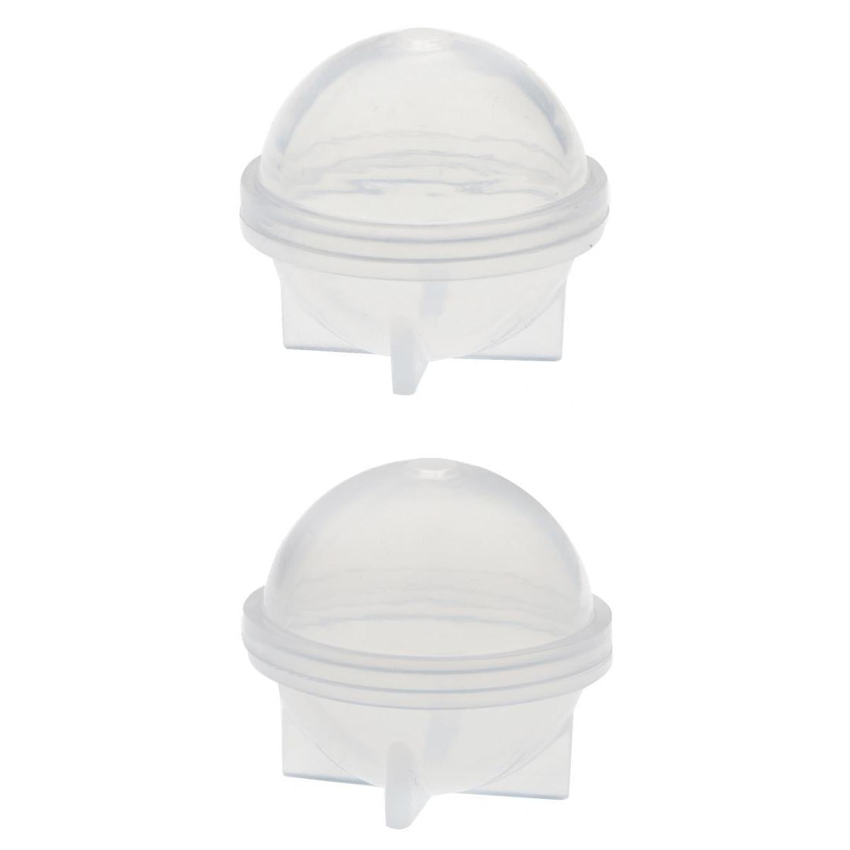 2 Sets Sphere Ball Shape Silicone Mold Mould for Jewelry Making 20mm 30mm
