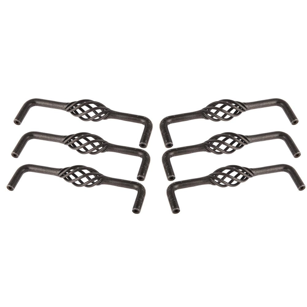 6Pcs European Concise Handle Doorknob for Cabinet Cupboard 137mm