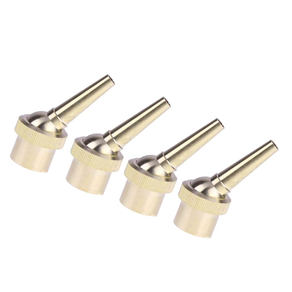 4Piece Brass Straight Garden Fountain Water Nozzle Sprinkler Spray Head DN15