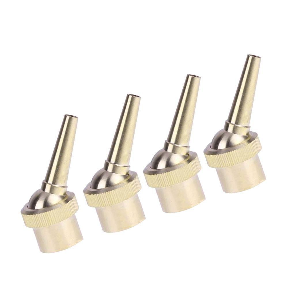4Piece Brass Straight Garden Fountain Water Nozzle Sprinkler Spray Head DN15