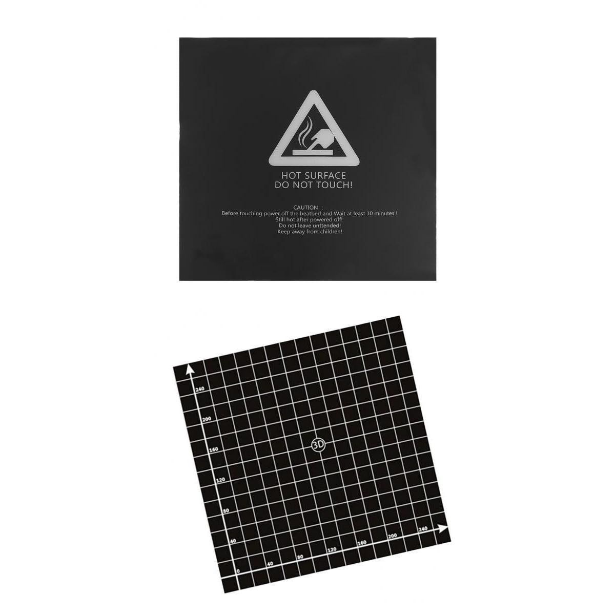 300*300mm 3D Printing Build Surface Heat Bed Platform Sticker Coordinate