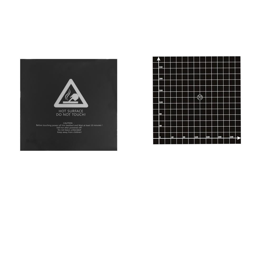 300*300mm 3D Printing Build Surface Heat Bed Platform Sticker Coordinate