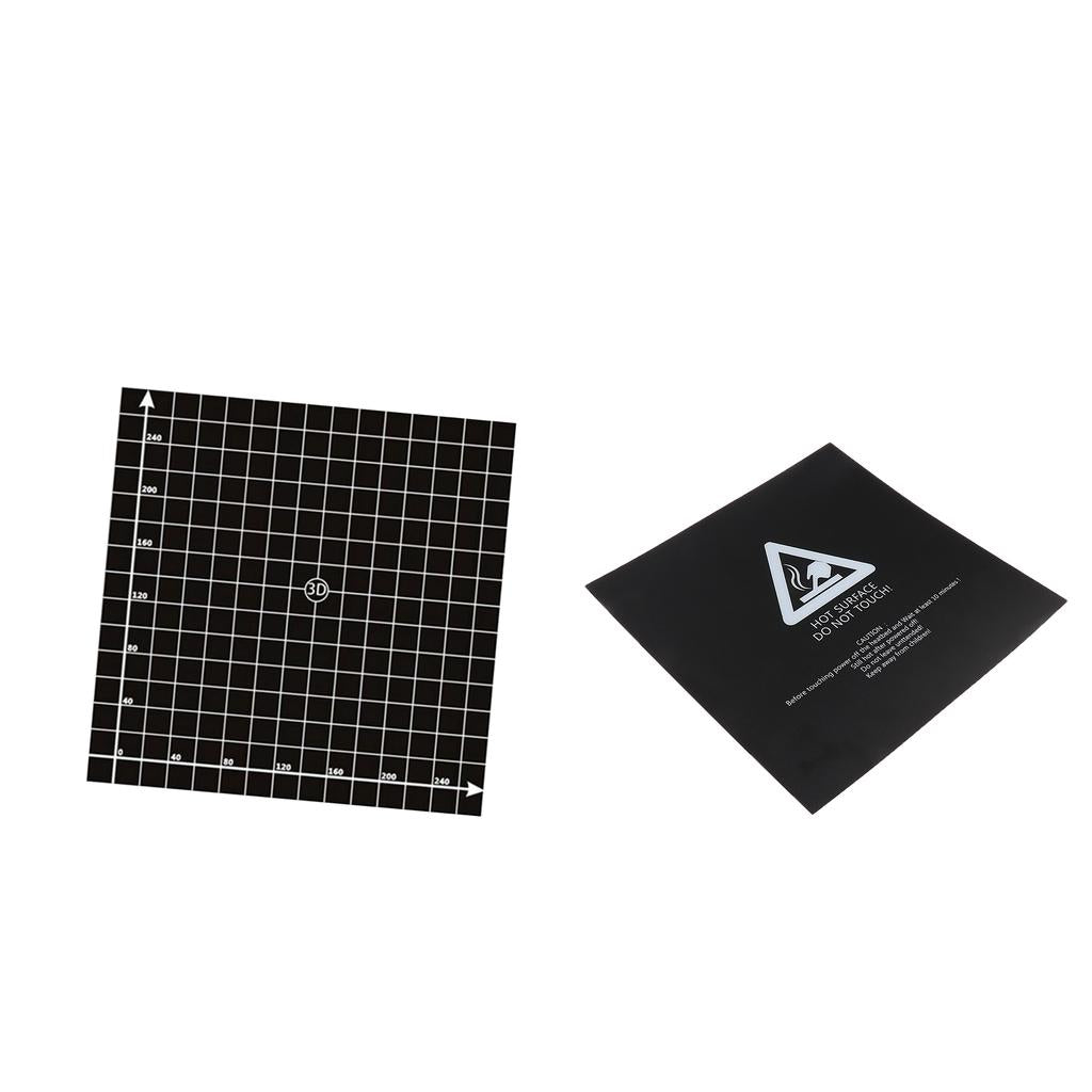 300*300mm 3D Printing Build Surface Heat Bed Platform Sticker Coordinate