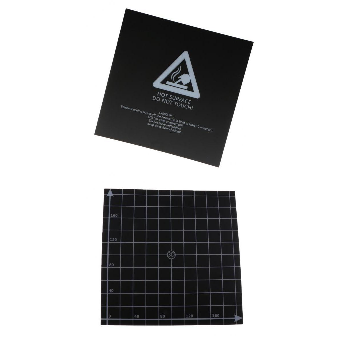 3D Printer Heated Bed Build Surface Plate&Coordinate Sticker Sheet 220x220mm