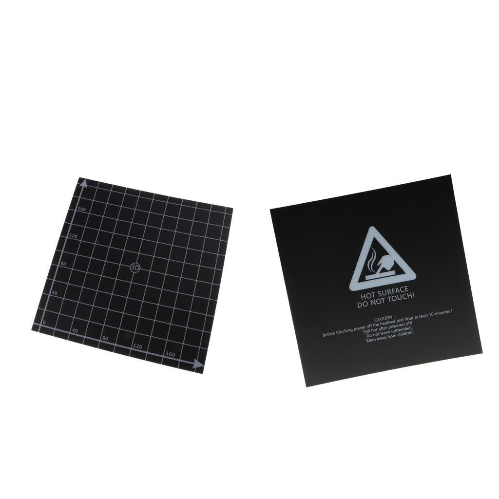 3D Printer Heated Bed Build Surface Plate&Coordinate Sticker Sheet 220x220mm
