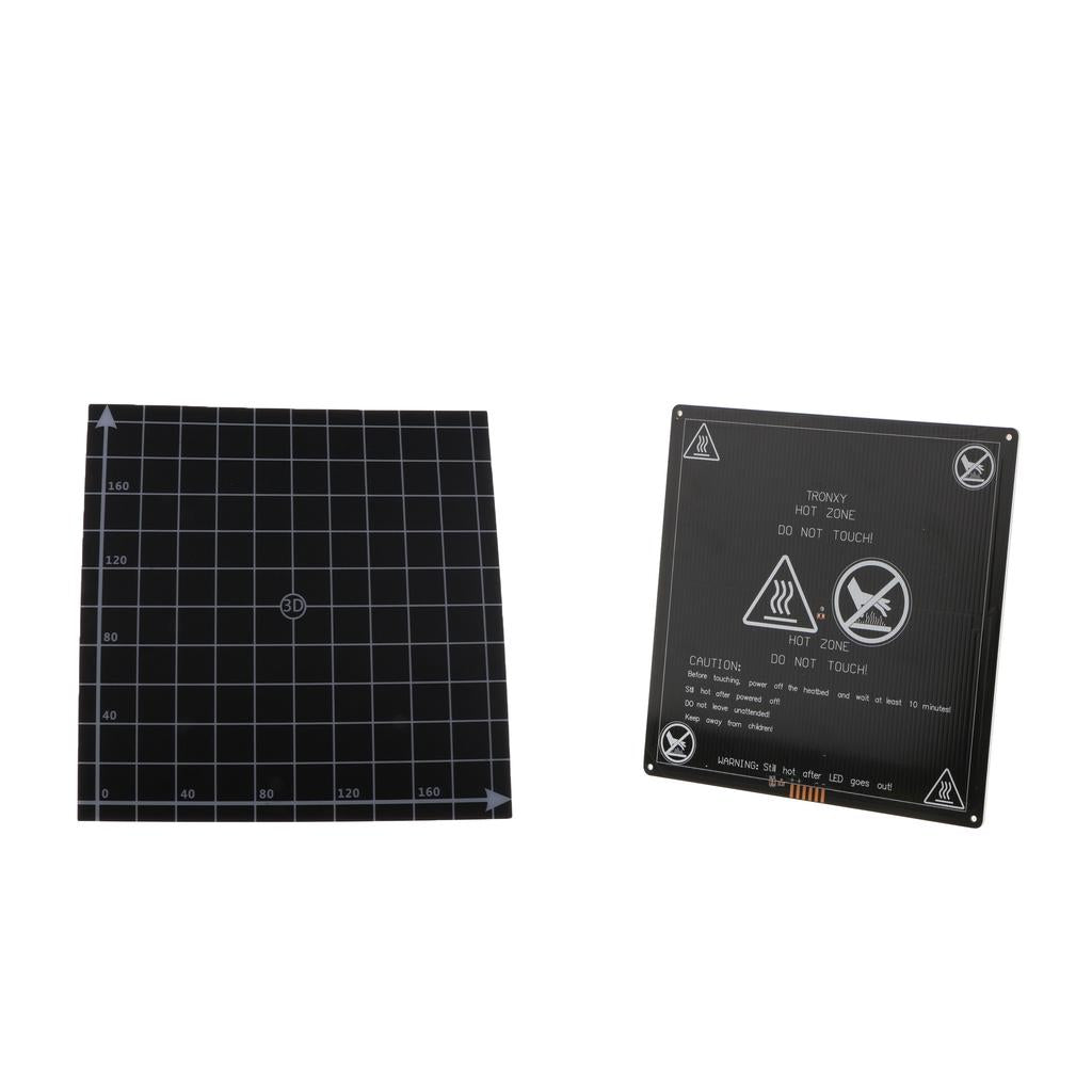 3D Printer MK3 Aluminum Board PCB Heat Bed 220x220mm with Heat Bed Sticker
