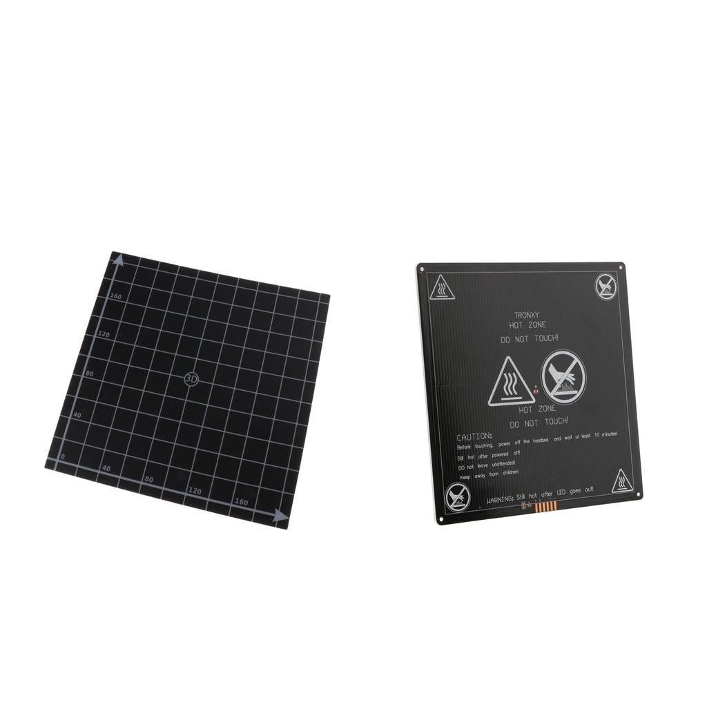 3D Printer MK3 Aluminum Board PCB Heat Bed 220x220mm with Heat Bed Sticker
