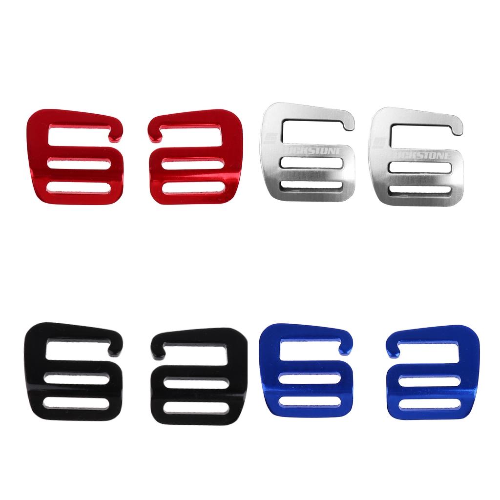 8 Pcs 1'' G Hook Outdoor Webbing Buckle for Backpack Strap 25mm 4 color
