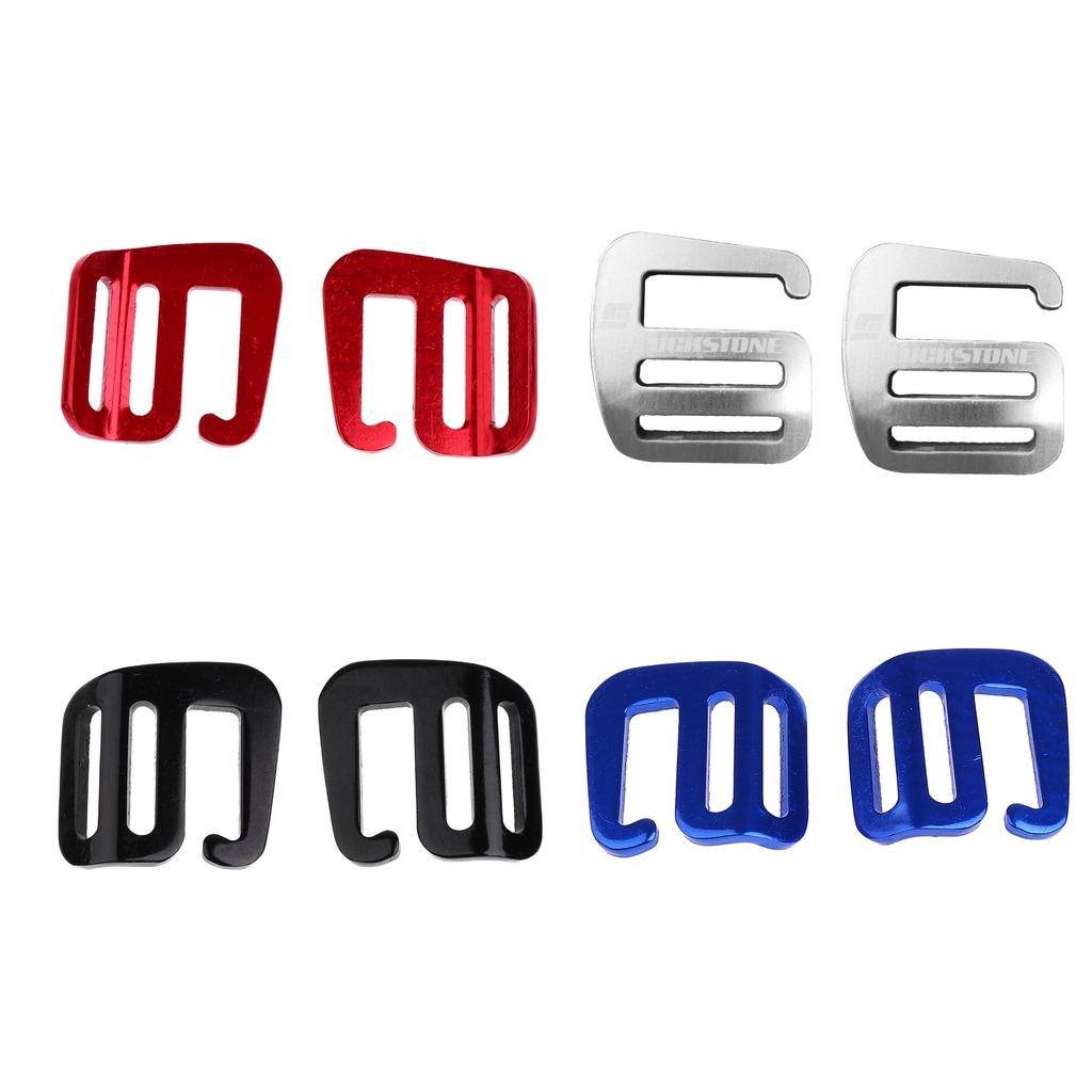 8 Pcs 1'' G Hook Outdoor Webbing Buckle for Backpack Strap 25mm 4 color